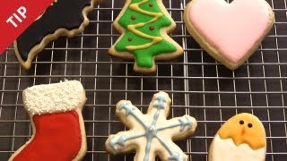 How to Decorate Cookies Like a Pro  CHOW Tip [upl. by Annatnas205]