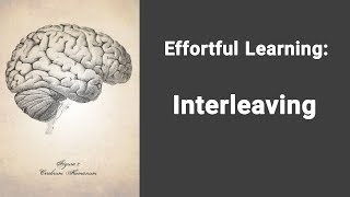 Effortful Learning  Interleaving [upl. by Williamsen403]