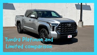 Tundra Platinum and Limited comparison [upl. by Nnagem]