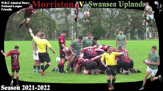 Morriston RFC v Swansea Uplands RFC friendly 20212022 [upl. by Ilojna936]