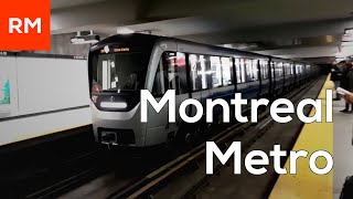 Montreal Metro  Métro de Montréal  Montreals Rapid Transit System [upl. by Yeldar500]