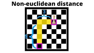 The applications of noneuclidean distance  Metric Spaces [upl. by Akihsay]