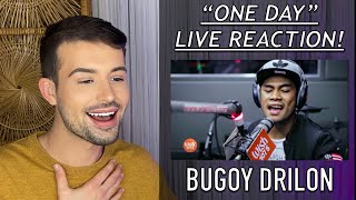 BUGOY DRILON quotONE DAYquot REACTION  WISH 1075 BUS  AN INSPIRING COVER [upl. by Ahsiryt]