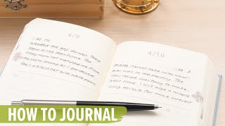 How to Journal Writing Tips Journal Topics and More [upl. by Ehcadroj863]