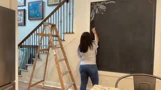 Watch this BEFORE you paint a chalkboard on your wall [upl. by Norod]