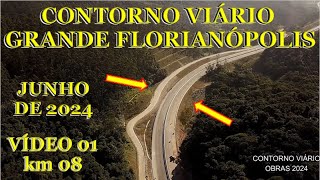 🚧 🚨 ATUALIZAÇÕES 🚧 🚨  OBRAS DO CONTORNO DA GRANDE FLORIANÓPOLIS  VEJA NESTE VÍDEO A EVOLUÇÃO KM 08 [upl. by Lisbeth521]