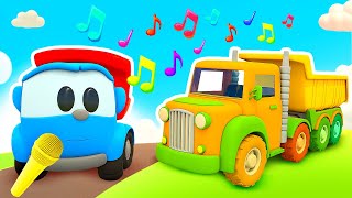 The Truck song for kids Learn street vehicles amp cars for kids Car cartoons for kids amp baby songs [upl. by Yerffoj]