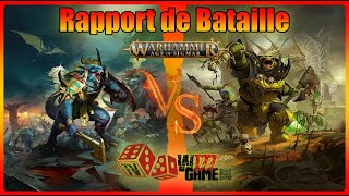 Seraphon vs Ironjawz  Warhammer Age of Sigmar Rapport de Bataille [upl. by Birkett]