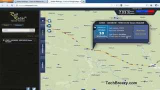 Spot Your Train Live on Map with RailRadar TrainEnquiry com [upl. by Suoiluj]