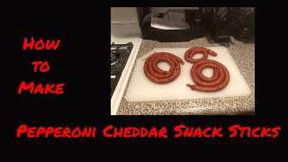 How to make Pepperoni Cheddar Snack Sticks [upl. by Kiefer]