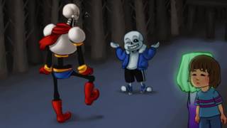 Youre Welcome Sans Edition ft Papyrus and Frisk [upl. by Dowling]