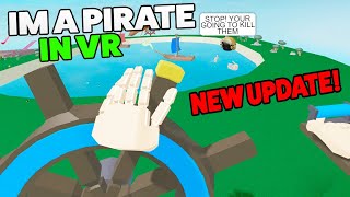 Roblox VR Hands New Update Drowning People And Becoming A Pirate  Funny Moments [upl. by Ramal562]