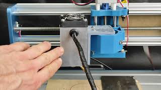 Getting started with Genmitsu CNC 3018 Sain Smart Installing a laser Run a lightburn [upl. by Jori]