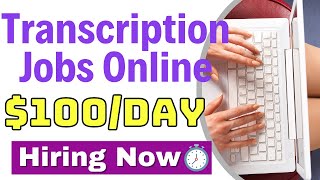 Transcription Jobs  Live Demo Of Transcription Jobs For Beginners 2023 [upl. by Adnolat916]