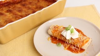 Chicken Enchiladas Casserole  Laura Vitale  Laura in the Kitchen Episode 817 [upl. by Ylrebmic]