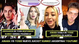 AINARA RESPONDE AL VIDEO DE YOSS ABOGADOS KUNNO EN LOS GRAMMY ALERTA ARGENTINA YOUTUBE CAMBIARÁ [upl. by Atiana]