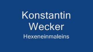 Konstantin Wecker Hexeneinmaleins [upl. by Nimaj182]