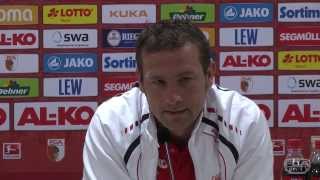 FC Augsburg Pressekonferenz vor Spiel bei Gladbach [upl. by Airym]