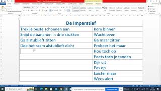 Ders 17 Hollandaca Emir Cümleleri De Imperatief NT2 [upl. by Kellie371]
