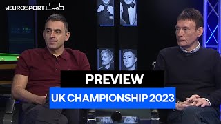 quotWIDE OPENquot 🔥  Snooker legends Ronnie OSullivan amp Jimmy White preview the 2023 UK Championship 😎 [upl. by Furlong452]