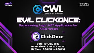 Evil ClickOnce Backdooring Legit NET Application for Initial Access [upl. by End789]