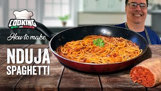 Nduja Spicy Sauce with Spaghetti  Your New Favorite Pasta [upl. by Racklin]