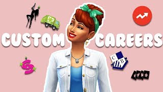 50 CUSTOM CAREERS  Links  Teens amp Adults  The Sims 4 Mods [upl. by Gentille127]