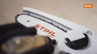 STIHL GTA 26 Chain Maintenance Video [upl. by Kordula]