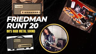 Friedman Runt 20  80s Hair Metal Sound [upl. by Allertse268]