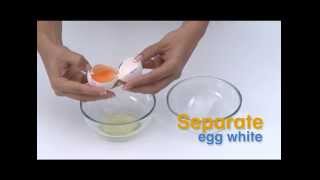 How to beat egg whites to soft peaks  Simple steps [upl. by Yro700]