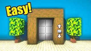 How To Make a Working Elevator in Minecraft easy [upl. by Sparks305]