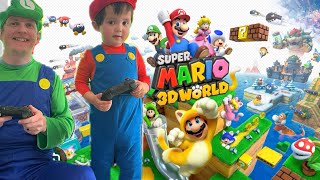 Super Mario 3D World World Castle🏰6  Rammerhead Reef  Green Stars and Stamp [upl. by Conlan]