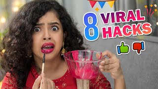 🤣 DURGA PUJA VIRAL HACKS💄Makeup 💋Lips 👩‍🦱Hair  Honest Review Ep 8  Wonder Munna Unplugged [upl. by Ahtis]