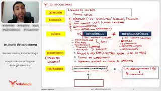 HIPOGLUCEMIAS  ENDOCRINOLOGÍA  VILLAMEDIC [upl. by Aihsercal]