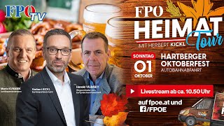 Auftakt Heimat Herbst  Der Frühschoppen der FPÖ am Hartberger Oktoberfest 2023 [upl. by Daney]