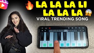 LA LA LA LI LA LA LA 🔥  Viral Trending Song  Easy amp Slow Piano Tutorial  Shorts Viral Trending [upl. by Berkly897]