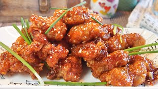 Super Easy Chinese Honey Chicken 蜜糖鸡 Orange Chicken amp Panda Express Inspired Chinese Food Recipe [upl. by Ramey]