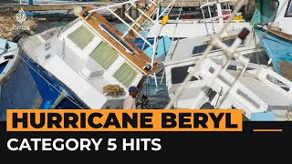 ‘This is a horrific hurricane’ Beryl becomes Category 5 storm  AJ Shorts [upl. by Merideth]