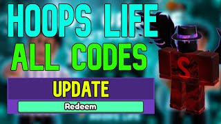 ALL Hoops Life Basketball CODES  Roblox Hoops Life Basketball Codes July 2023 [upl. by Salem]