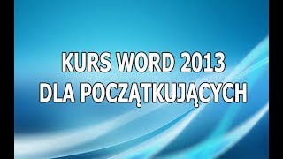 Kurs Word Dla Początkujących Jak Wstawić Spis Treści i Jak Używać Stylów [upl. by Eceinart944]