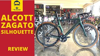 ALCOTT ZAGATO SILHOUETTE Shimano 105 Aero Bike  Road Bike Malaysia Basikal Sepeda Review [upl. by Solita]