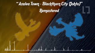 Azalea TownBlackthorn City Johto ■ HGSS Remastered [upl. by Collen]