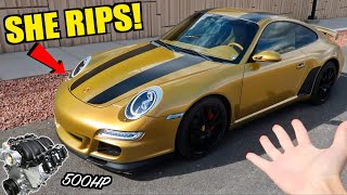 Our LS Swapped V8 Porsche 911 is DONE First Drive amp Review SHE RIPS [upl. by Annayehc]