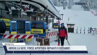 20231204 ABETONE PT  ARRIVA LA NEVE FORSE APERTURA IMPIANTI 8 DICEMBRE [upl. by Aibat]