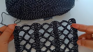 Fantastic I saw this openwork pattern and really liked it crochet stitch [upl. by Farrar230]