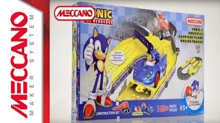 Meccano  Sonic amp Knuckles Chemical Plant Racing Tracks Playset [upl. by Chung858]