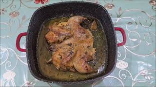 Faraona al forno ricetta facileBaked guinea fowl easy recipe [upl. by Esimorp]