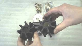 Replacing Your Mercruiser Marine Engine Sea Water Pump Impel [upl. by Etteval]