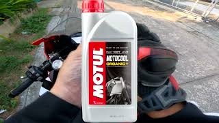 ใช้น้ำยาหล่อเย็นขั้นเทพ motul motocool [upl. by Llennehc]