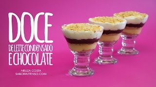 Doce de Leite Condensado e Chocolate [upl. by Shellans]